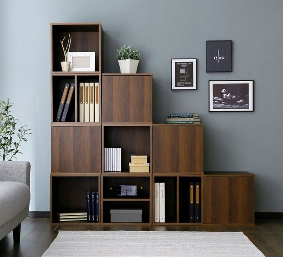 Bookshelf – Brown, 160 x 40 x 160 cm | BS11