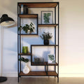 Bookshelf – Black, 60 x 30 x 180 cm | BS7