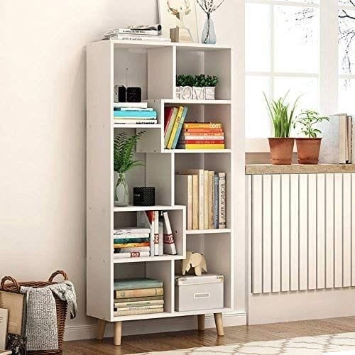 Bookshelf – White, 80 x 30 x 140 cm | BS8