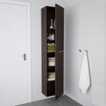 Bathroom Cabinet – Brown, 40 x 30 x 180 cm | BU1