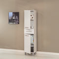 Bathroom Cabinet – White, 35 x 30 x 180 cm | BU6