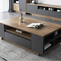 Coffee Table – Brown and Black, 70 x 40 x 120 cm | CT1