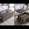 Coffee Table – Black and Brown, 70 x 45 x 120 cm | CT12