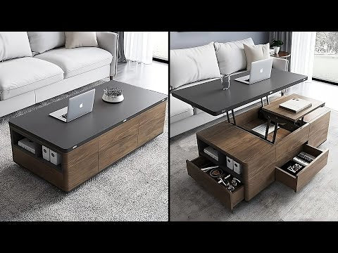 Coffee Table – Black and Brown, 70 x 45 x 120 cm | CT12