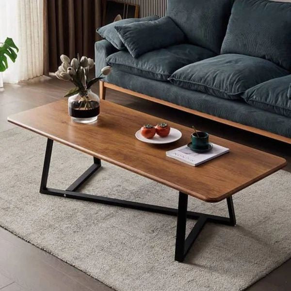 Coffee Table – Brown and Black, 50 x 40 x 100 cm | CT15