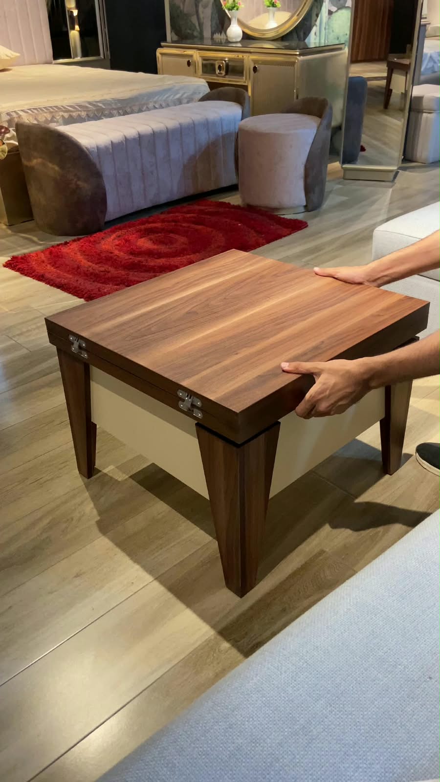 Coffee Table – Brown, 70 x 45 x 70 cm | CT16