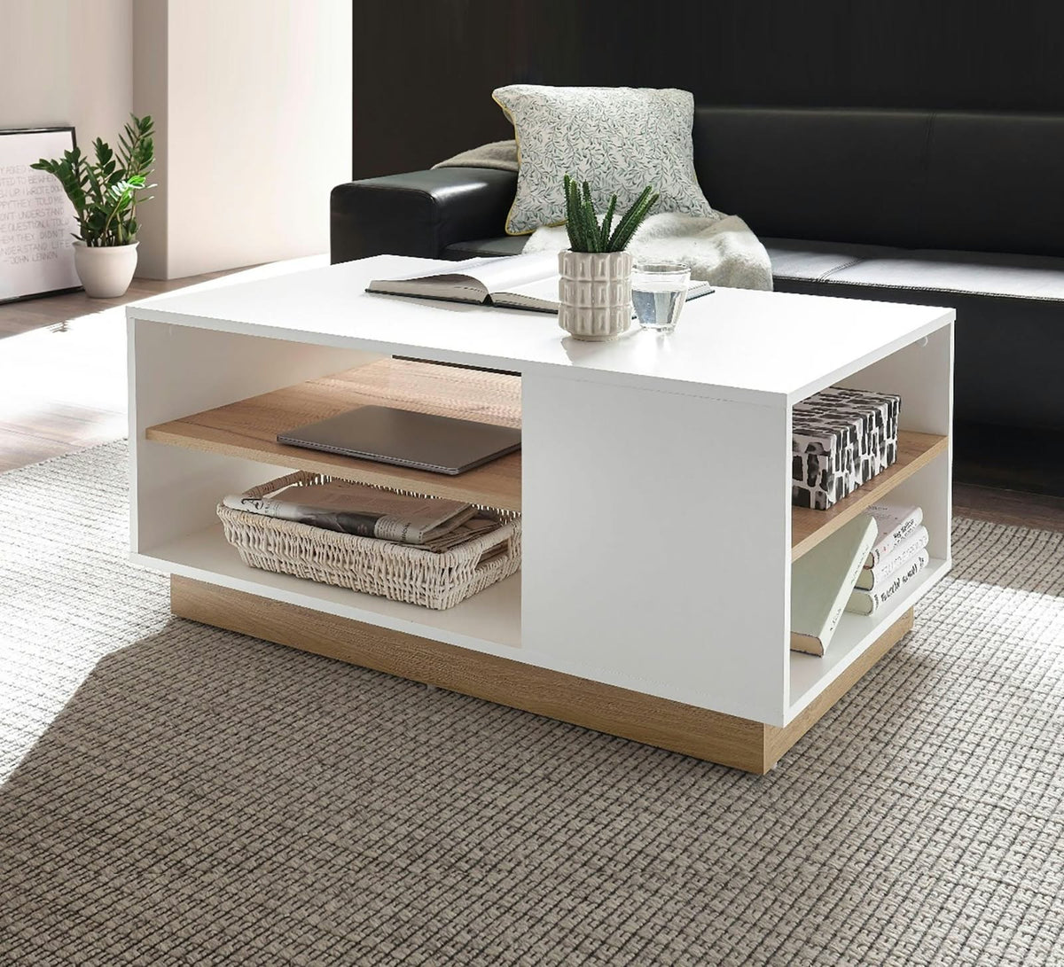 Coffee Table – White, 50 x 40 x 100 cm | CT23