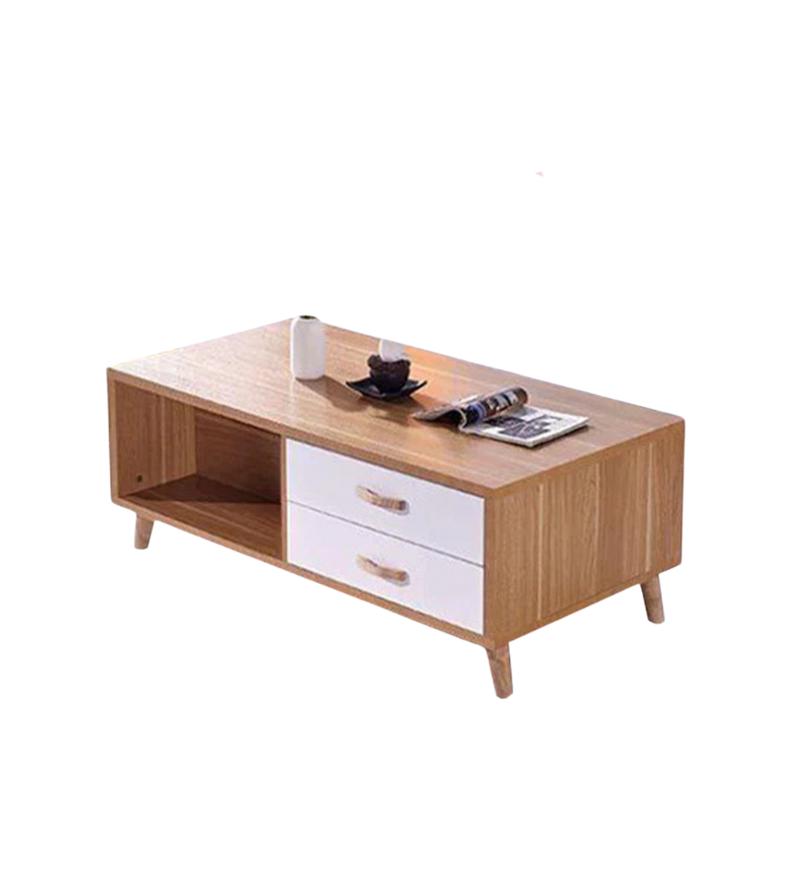 Coffee Table – Beige and White, 50 x 40 x 100 cm | CT24