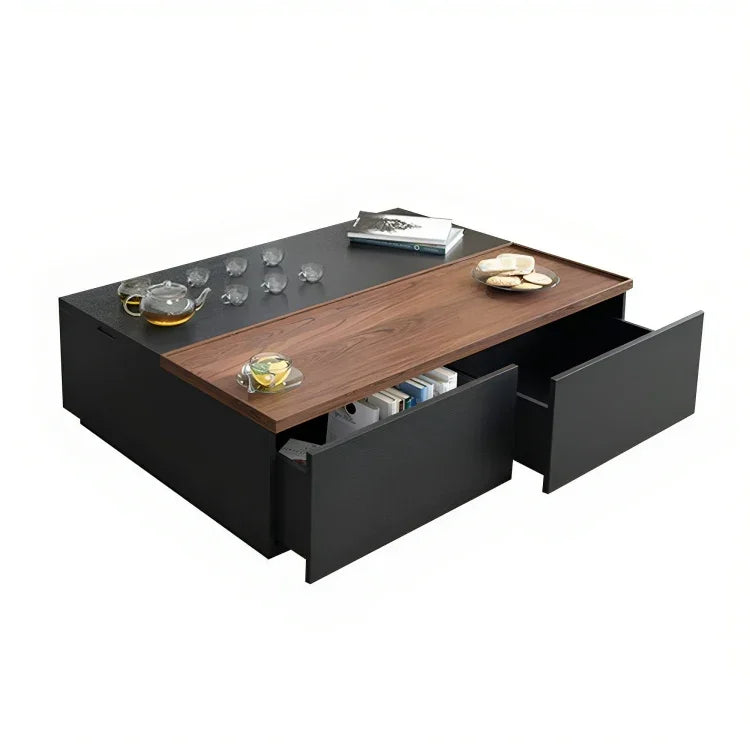 Coffee Table – Black and Brown, 60 x 40 x 120 cm | CT33
