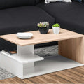 Coffee Table – Beige and White, 50 x 40 x 100 cm | CT34