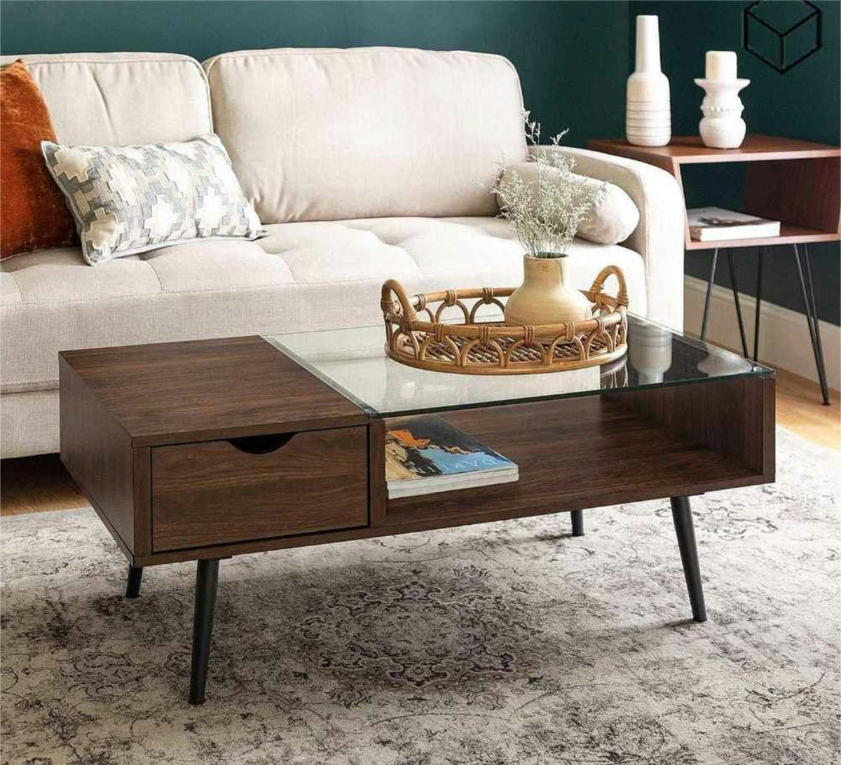 Coffee Table – Brown, 50 x 40 x 100 cm | CT35
