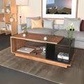 Coffee Table – Beige and Black, 50 x 40 x 100 cm | CT54