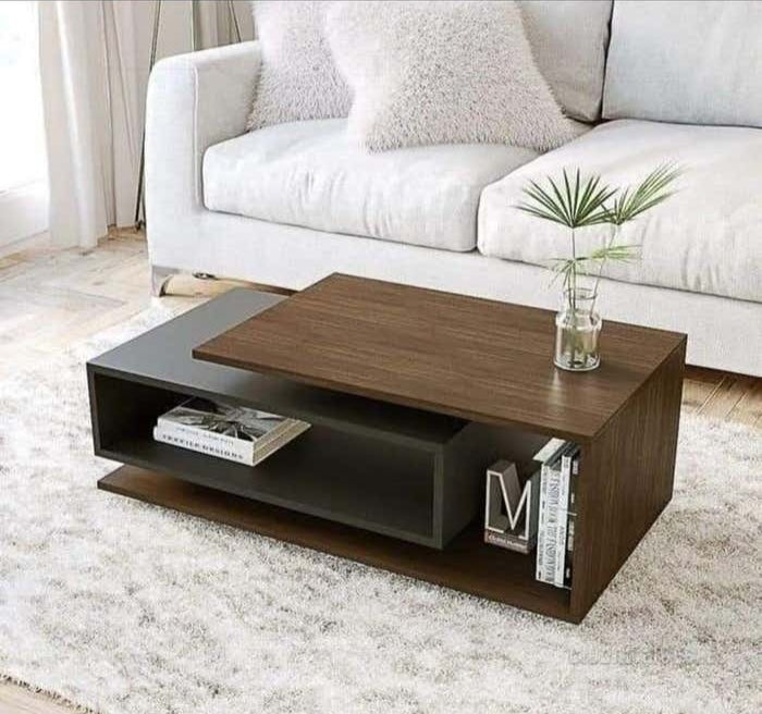 Coffee Table – Brown and Black, 50 x 40 x 100 cm | CT6