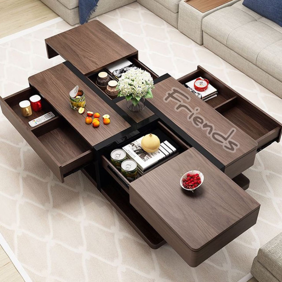 Coffee Table – Brown, 70 x 40 x 120 cm | CT68