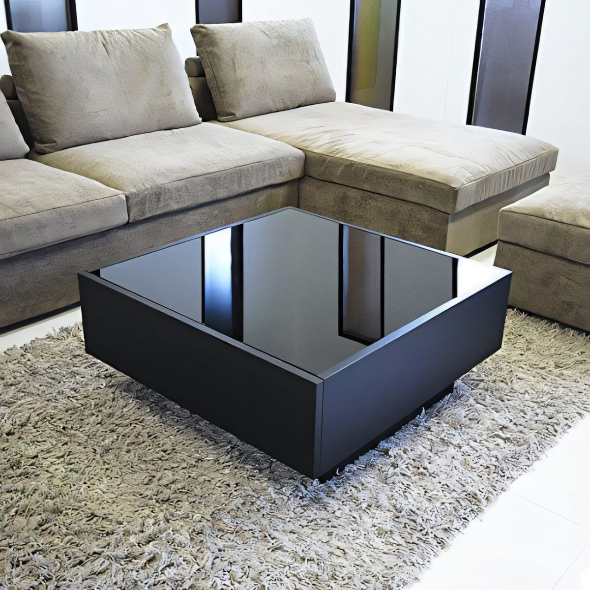 Coffee Table – Black, 80 x 40 x 80 cm | CT69