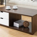 Coffee Table – Brown and White, 60 x 40 x 100 cm | CT8