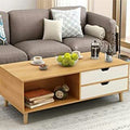 Coffee Table – Beige and White, 60 x 40 x 100 cm | CT9