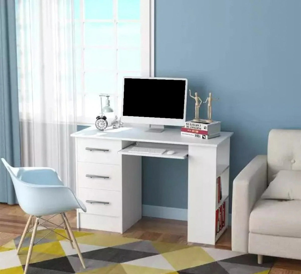 Desk – White, 75 x 50 x 120 cm | DK17