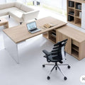 Desk – White and Beige, 160 x 80 x 160 cm | DK30