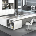 Desk – White and Grey, 160 x 80 x 160 cm | DK34