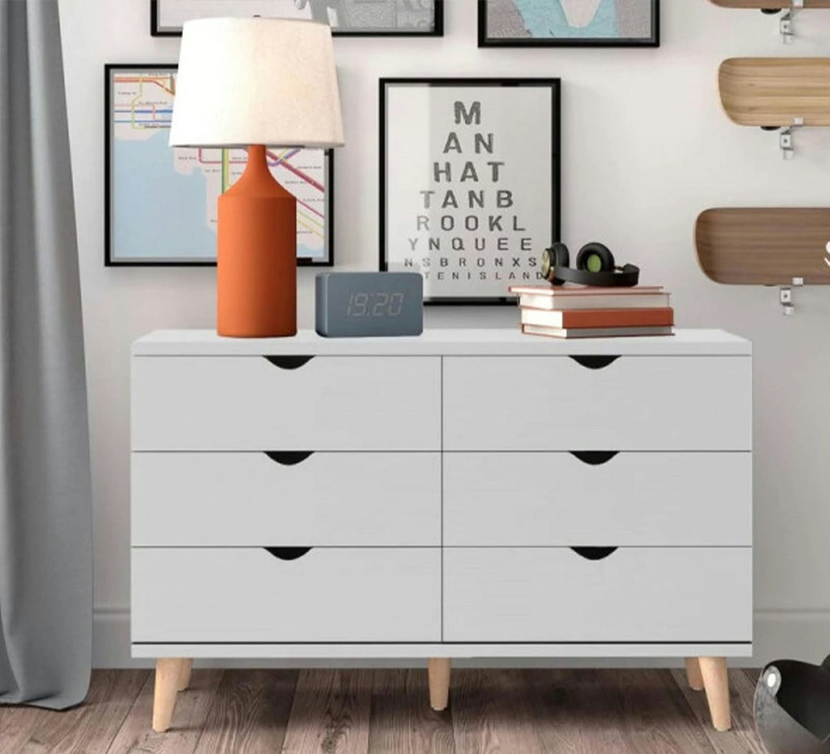 Drawer Unit – White, 120 x 40 x 80 cm | DR10