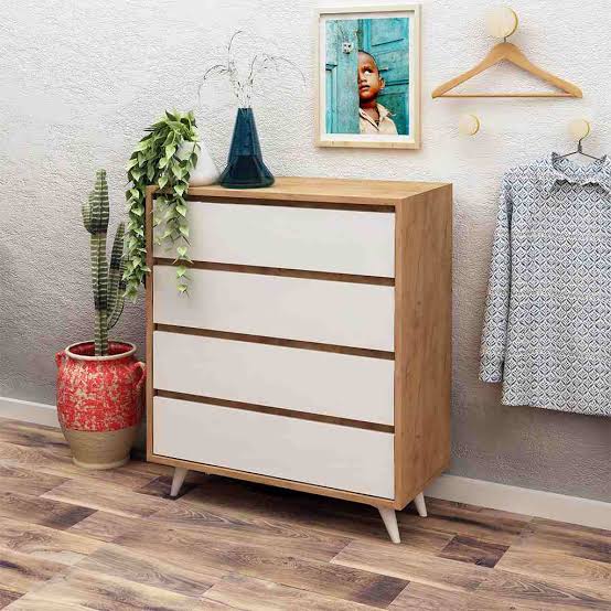 Drawer Unit – Brown and White, 100 x 40 x 70 cm | DR11