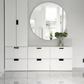 Drawer Unit with Mirror – White, 250 x 40 x 120 cm | DR4
