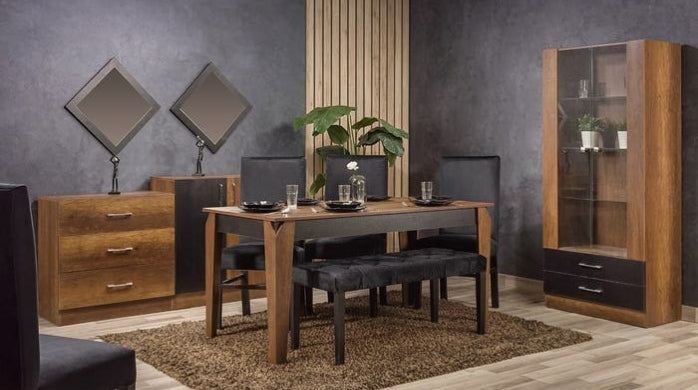Dining Room Set – Brown and Black | DT6