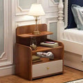 Nightstand – White and Brown, 60 x 40 x 50 cm | NT12