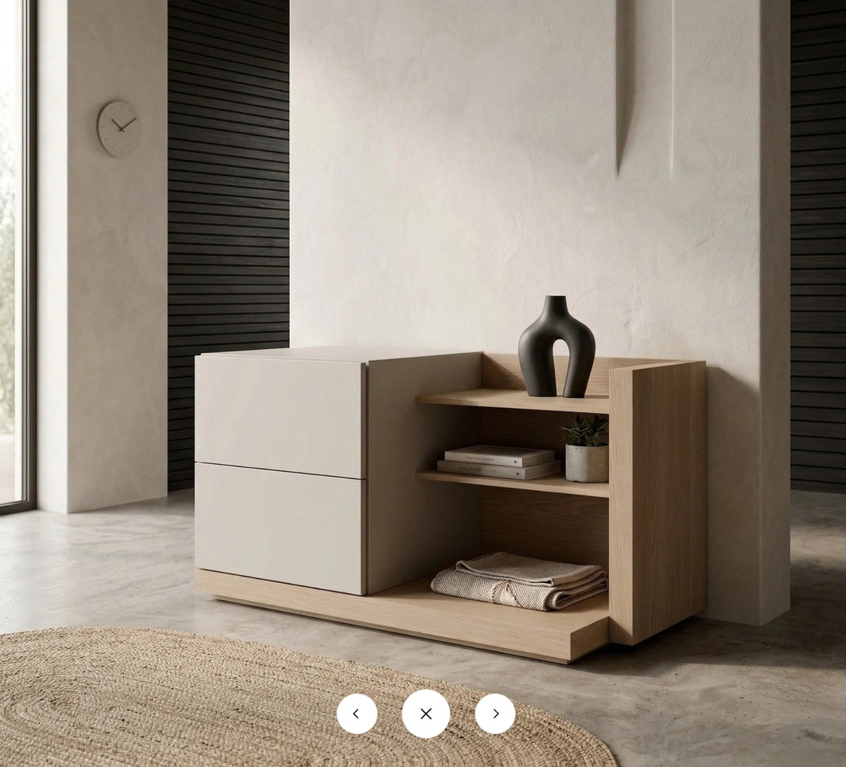 Nightstand – Beige, 50 x 40 x 70 cm | NT17