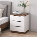 Nightstand – White and Brown, 60 x 40 x 50 cm | NT3