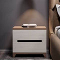 Nightstand – White and Brown, 40 x 40 x 40 cm | NT8
