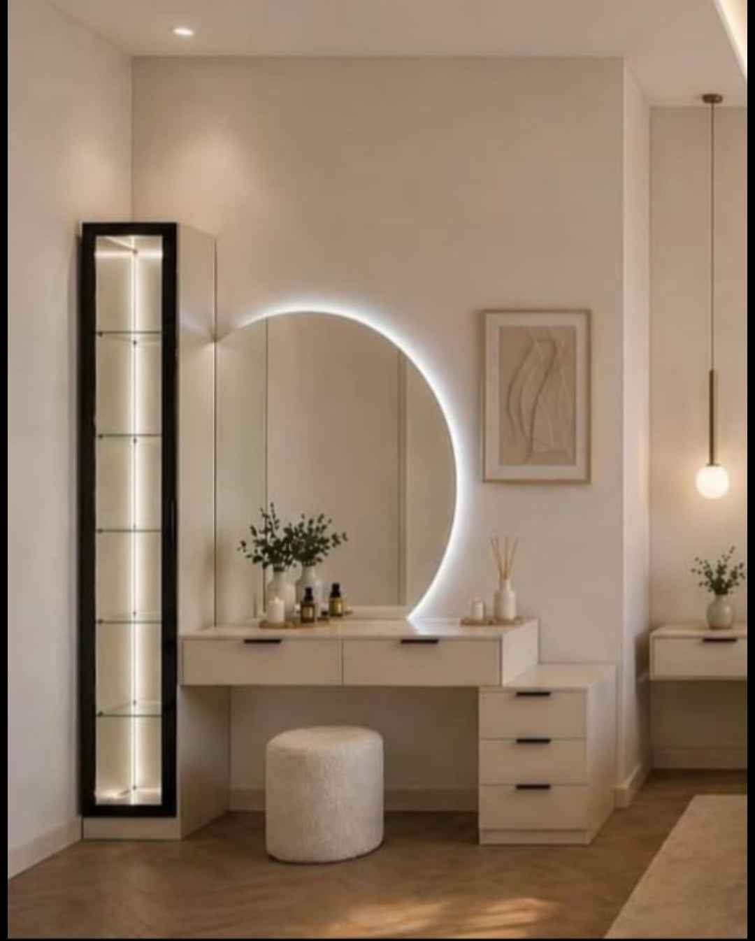 Dressing Table – White, 200 x 40 x 160 cm | RS6