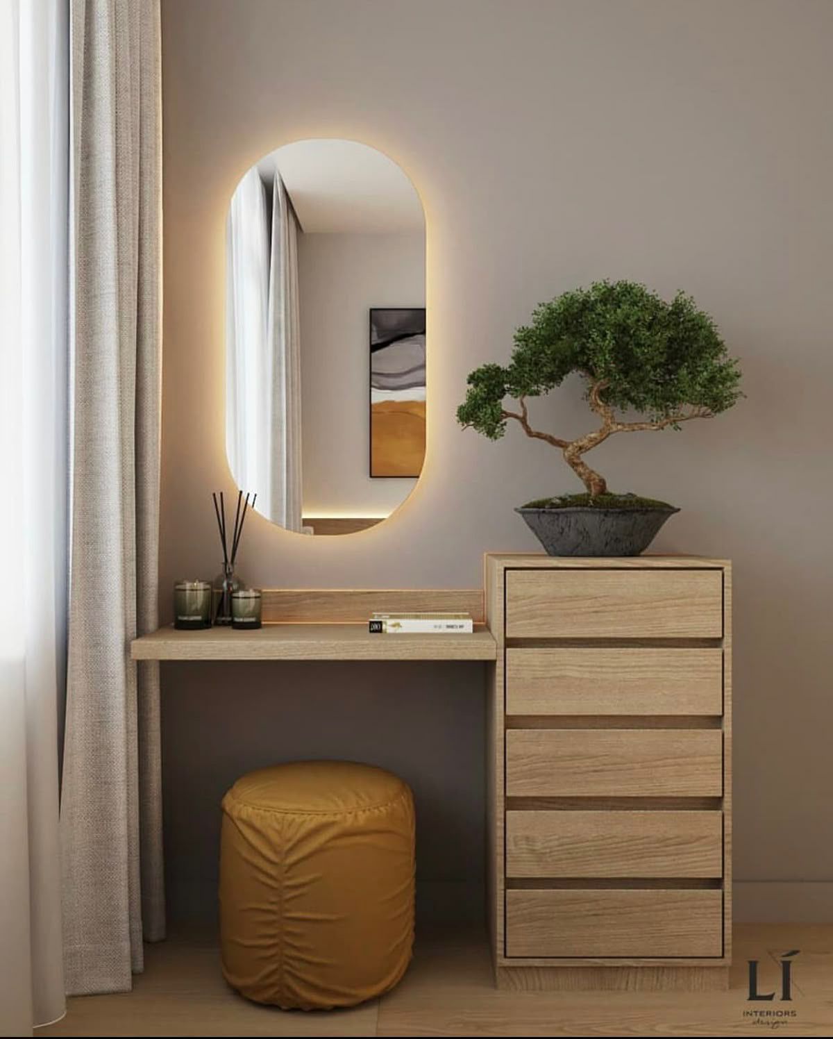 Dressing Table – Beige, 100 x 40 x 120 cm | RS7