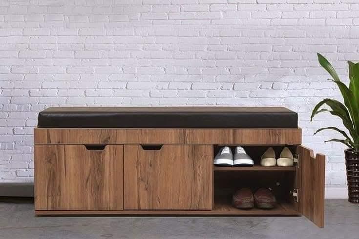 Shoe Cabinet – Brown, 50 x 40 x 120 cm | SU10