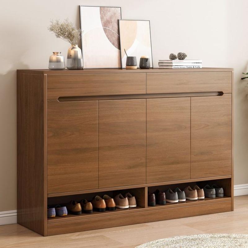 Shoe Cabinet – Coffee Brown, 120 x 40 x 140 cm | SU15