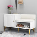 Shoe Cabinet – White and Gold, 70 x 40 x 100 cm | SU20