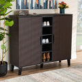 Shoe Cabinet – Dark Brown, 110 x 40 x 120 cm | SU27