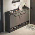 Shoe Cabinet – Grey, 120 x 40 x 140 cm | SU34