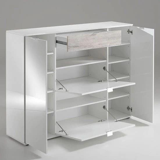 Shoe Cabinet – Beige, 100 x 40 x 120 cm | SU4
