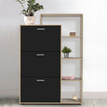 Shoe Cabinet – Black, 130 x 40 x 90 cm | SU40