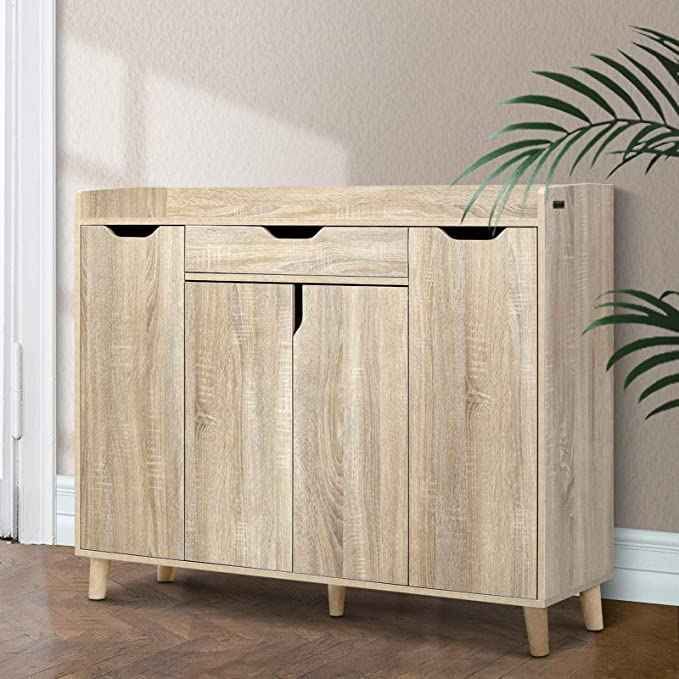 Shoe Cabinet – Beige, 110 x 40 x 120 cm | SU48