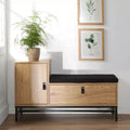 Shoe Cabinet – Brown and White, 70 x 40 x 120 cm | SU5
