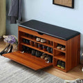 Shoe Cabinet – Reddish Brown, 50 x 40 x 110 cm | SU58