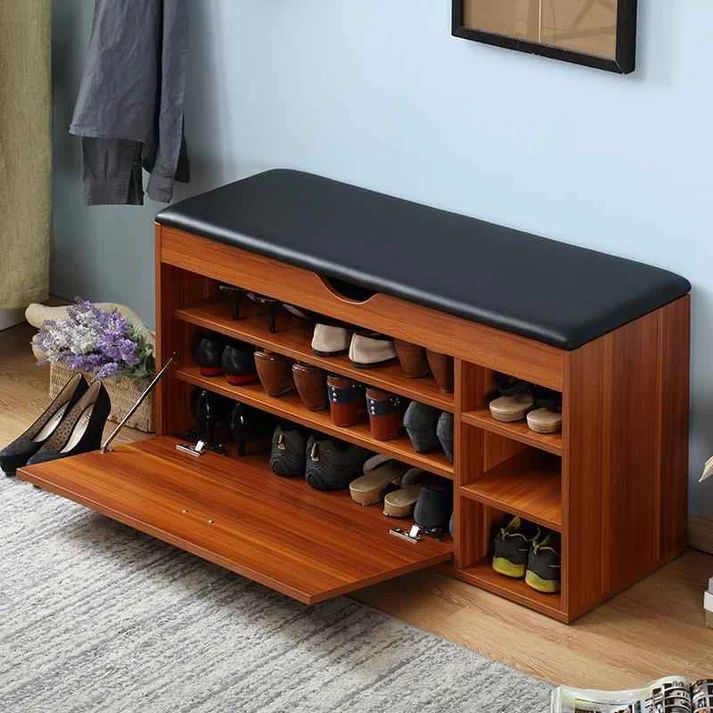 Shoe Cabinet – Reddish Brown, 50 x 40 x 110 cm | SU58