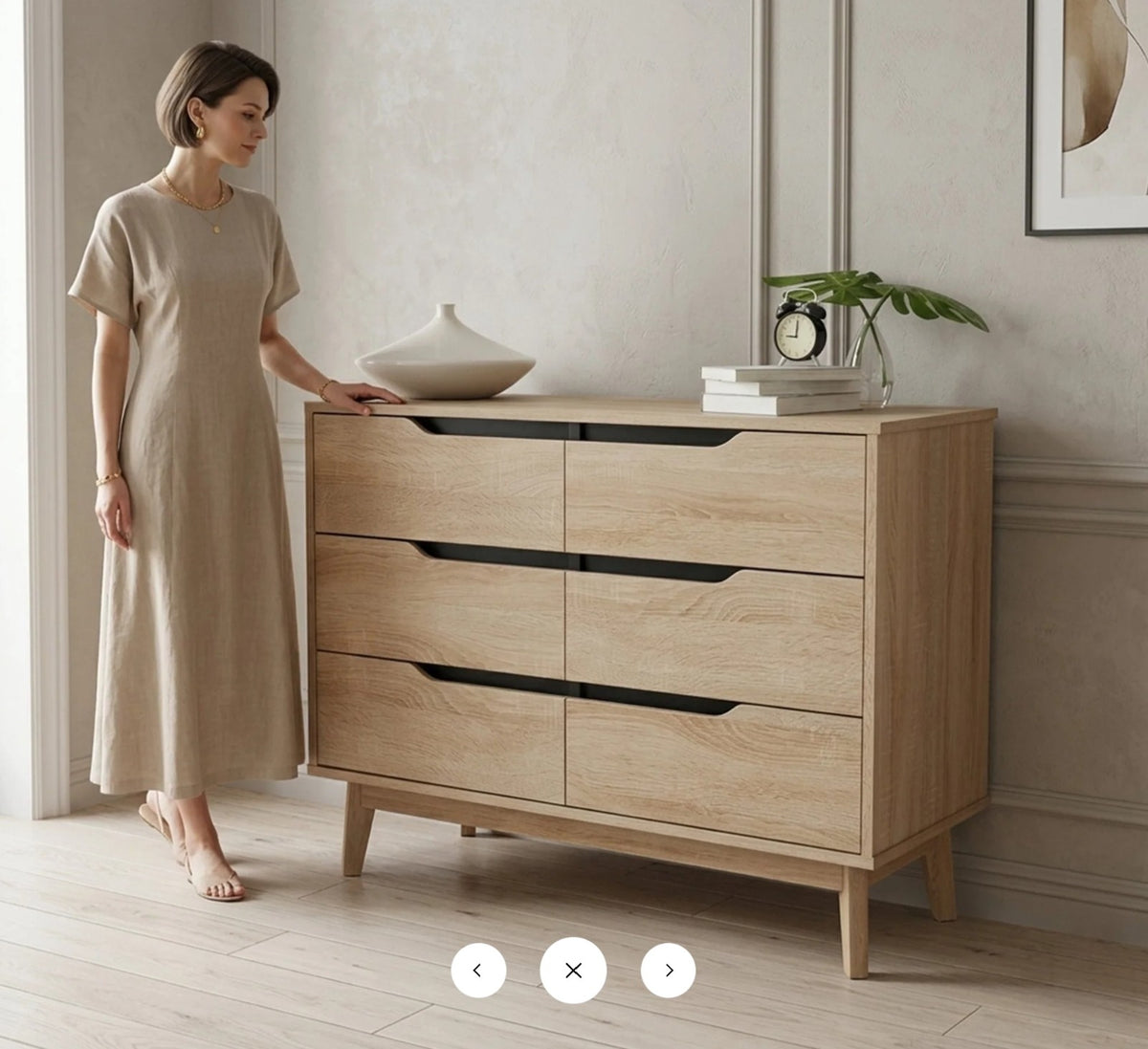 Shoe Cabinet – Beige, 80 x 40 x 80 cm | SU60