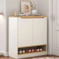 Shoe Cabinet – Beige and White, 100 x 40 x 80 cm | SU75