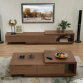Living Room Table Set – Brown | TS13