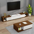 Living Room Table Set – Brown and White | TS15