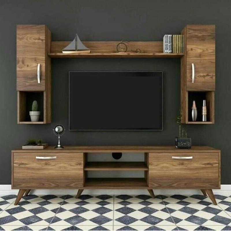 Living Room Table Set – Brown | TS19